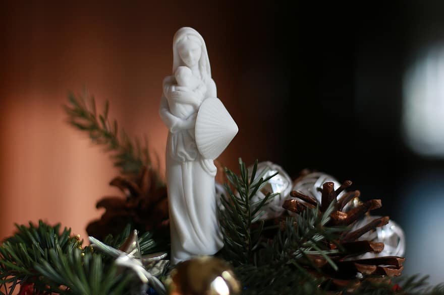 statuetka, Boże Narodzenie tło, Boże Narodzenie, dekoracje, ścieśniać, uroczystość, obchodzenie Bożego Narodzenia, ozdoby, świateczne ozdoby, ozdoby świąteczne, dekoracja