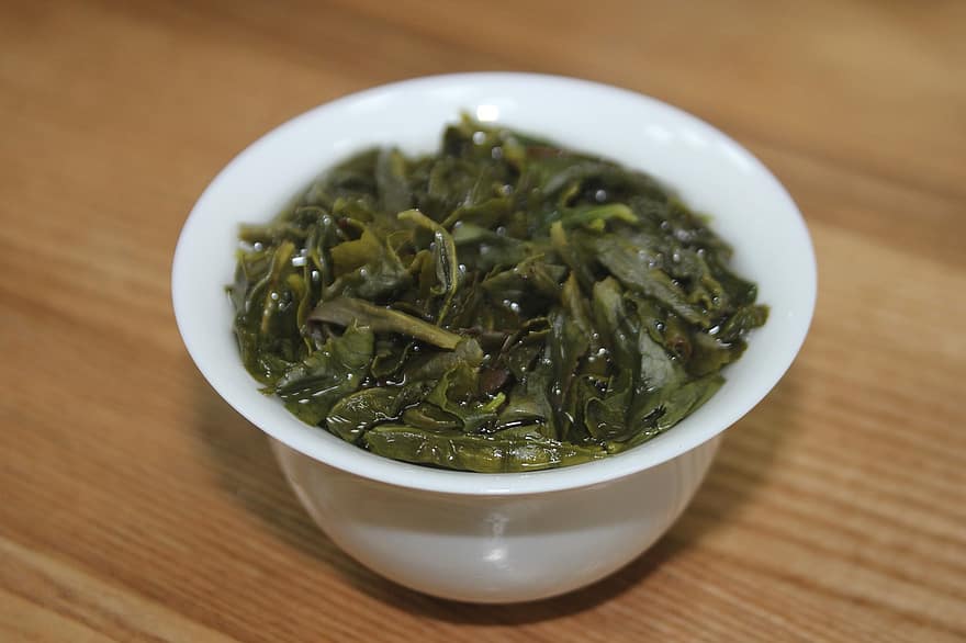 Tieguanyin, arbata, džiovinti lapai, lapai, anxi tieguanyin arbata, Kiniška Oolong arbata, gerti, ekologiškas, sveikas, arbatėlė