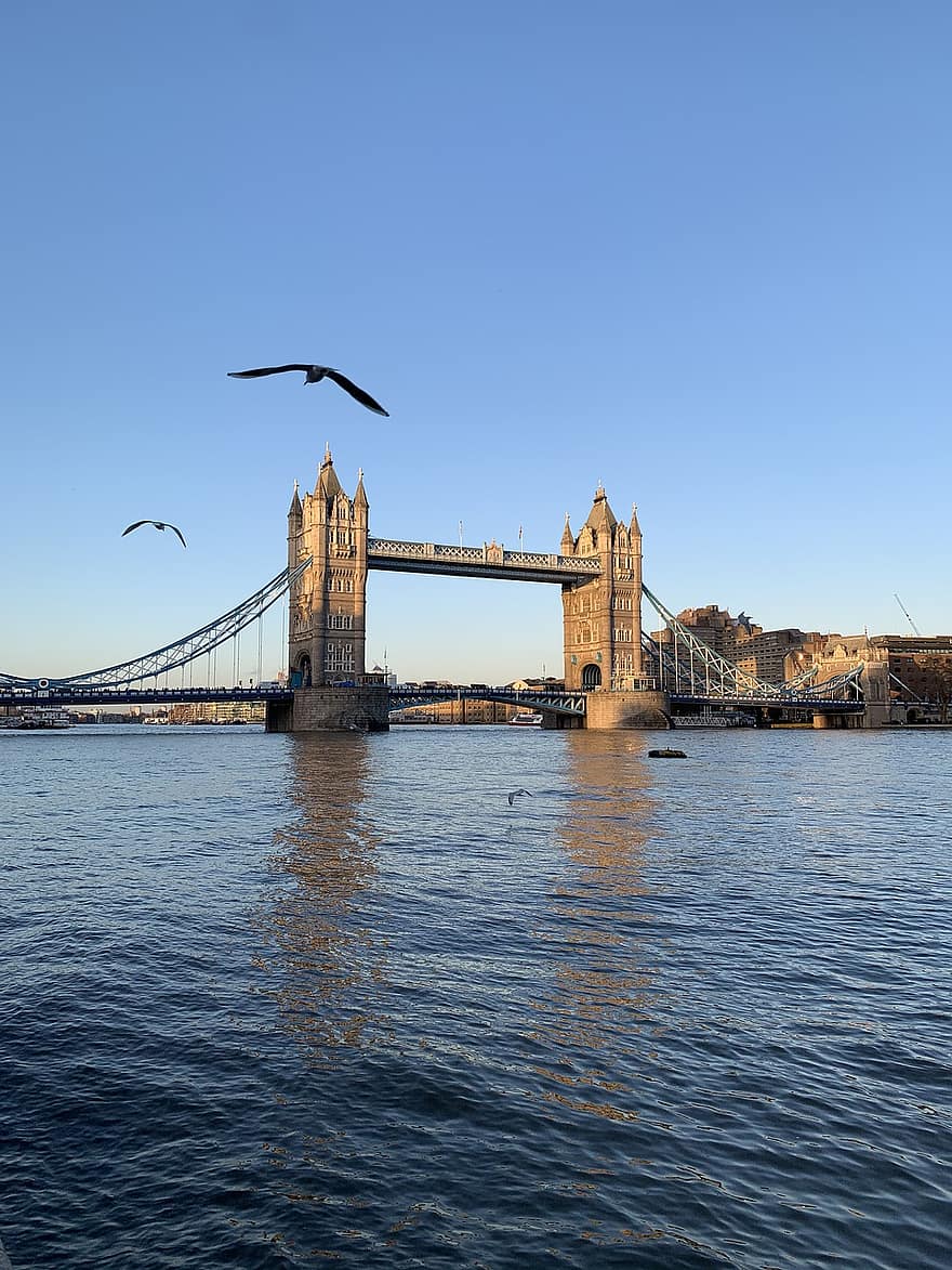 Londonas, Anglijoje, bokšto tiltas, tiltas, kelionė, turizmą