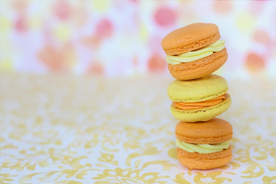 Macarons, Pastry, Dessert, Food, Snack, French Macaroons, Confection, Sweets, Treat, Tasty, Delicious