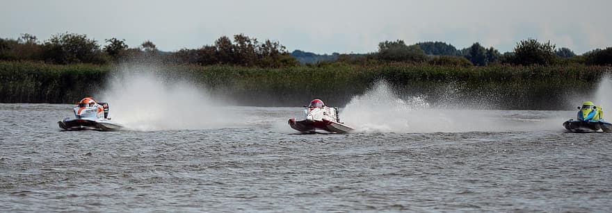 Motorboot, Wasser, Geschwindigkeit, Sport
