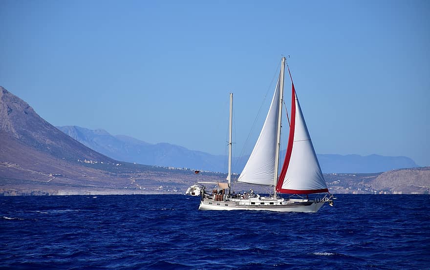Греція, море, яхта, круїз, вітрильний спорт, океану