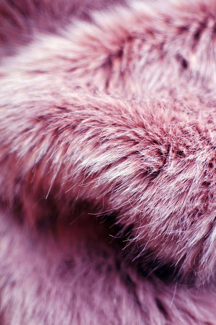 pels, myk, rosa, faux pels, nærbilde, bakgrunn, mote, tekstil, klær, mønster, fluffy