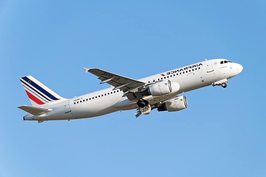 Airplane, Airbus A320, Air France, Airbus, Aviation
