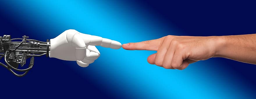 hand-, robot, menselijk, goddelijk, vonk, contact, machine, vooruit, aanraken, wijzer, laten zien