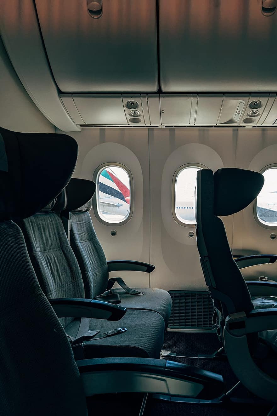 седалка, самолет, превозно средство, интериор, вътре, транспорт, прозорец, пътуване, Кожа, бизнес, лукс