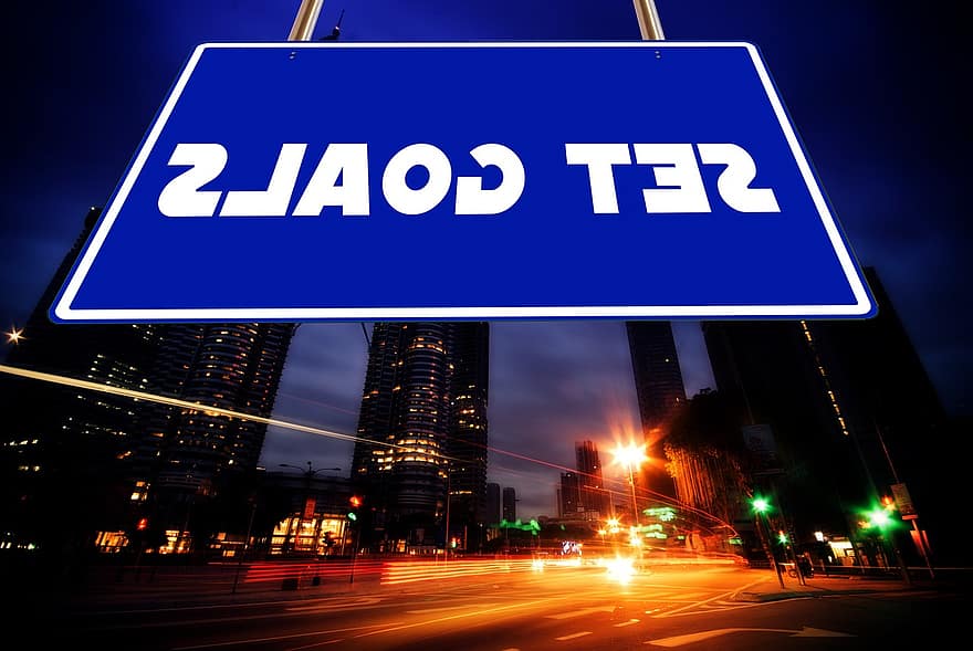Target, Road Sign, Directory, Note, City, Skyscrapers, Skyline, Memory, Design, Idea, Concept