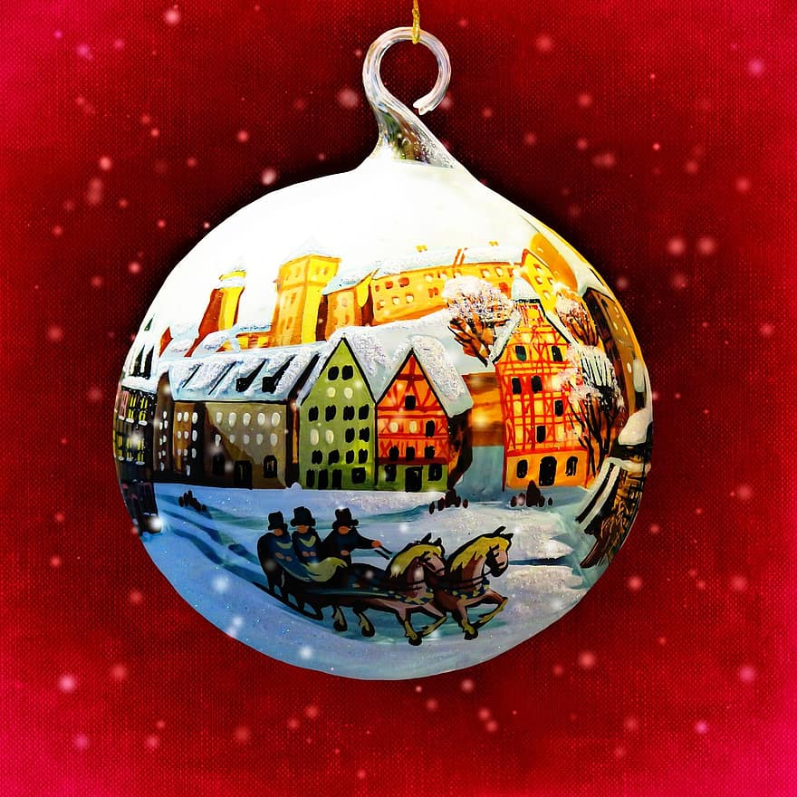 ornamento di Natale, Natale, decorazione, pallina di Natale, deco, addobbi natalizi, weihnachtsbaumschmuck, palla, periodo natalizio, decorazioni per alberi, palla di vetro
