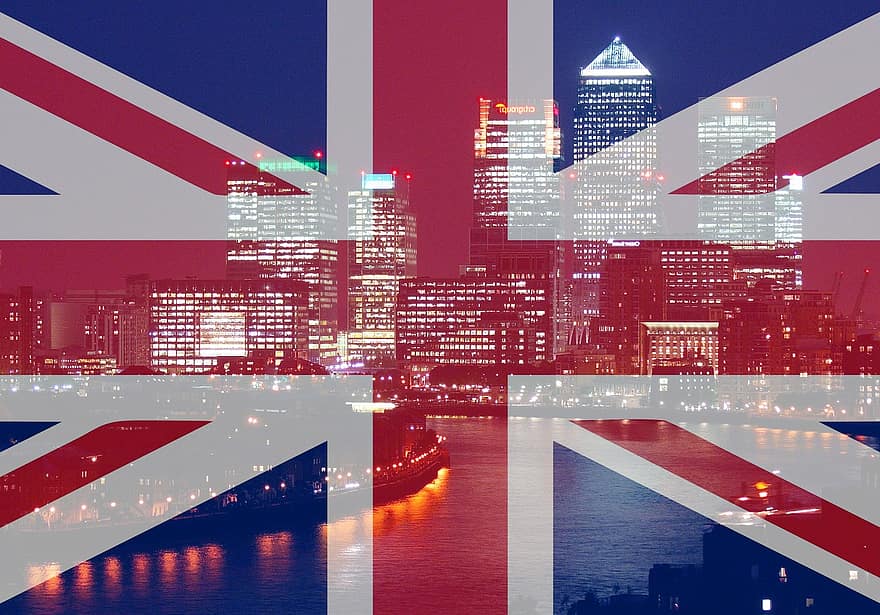 Londres, union jack, britânico, patriótico, Inglaterra, nação
