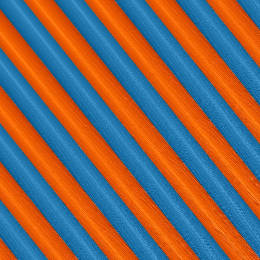 Diagonal, Stripes, Striped, Lines, Gradient, Orange, Blue, Textured, Surface, Background, Backdrop