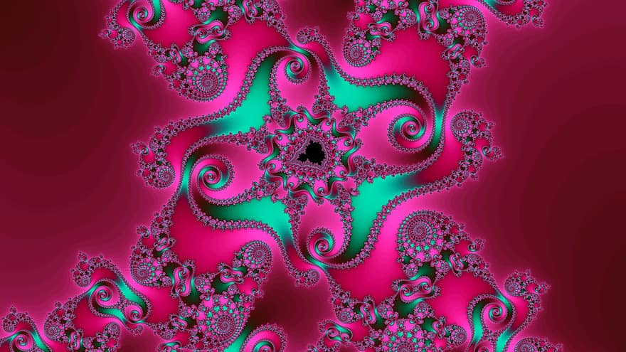 fractal, fractal art, digitaalinen taide, abstrakti taide, laajakuva, punainen, purppura, Mandelbrot, vuosikerta, koriste-, kuvio
