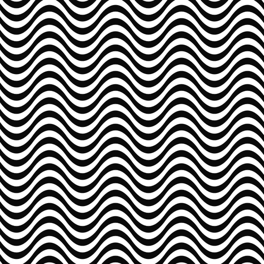 bølge, mønster, bølgete, vann, sømløs, hav, stripe, bånd, veve, sinus, sikksakk