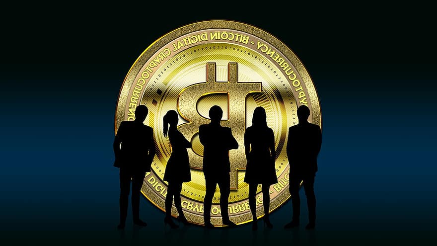 Bitcoin, forretning, betalingsmiddel, penge, cryptocurrency, finansiere, udveksle, blockchain, krypto, finansiel, mønt