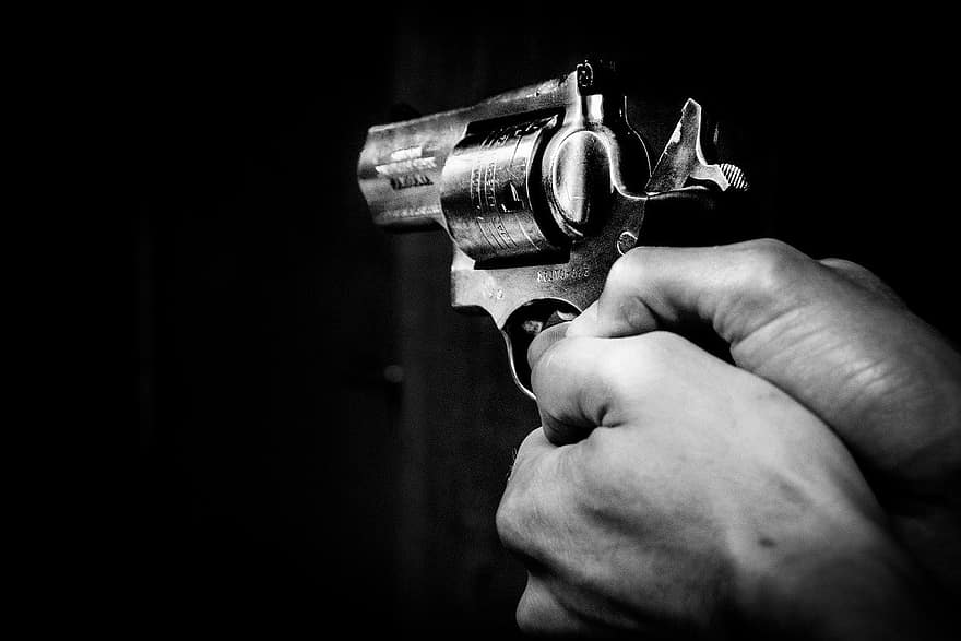 пістолет, руки, чорний, зброю, людина, злочин, Пістолет, небезпека, насильство, кримінальний, ціль