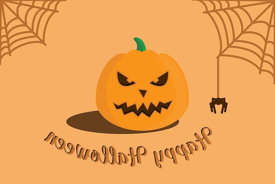 Halloween vui vẻ, đèn bí ngô, con nhện, mạng nhện, web, biểu tượng, biểu tượng halloween, thiệp mừng, Lời chào Halloween, lễ kỷ niệm halloween, buổi tiệc
