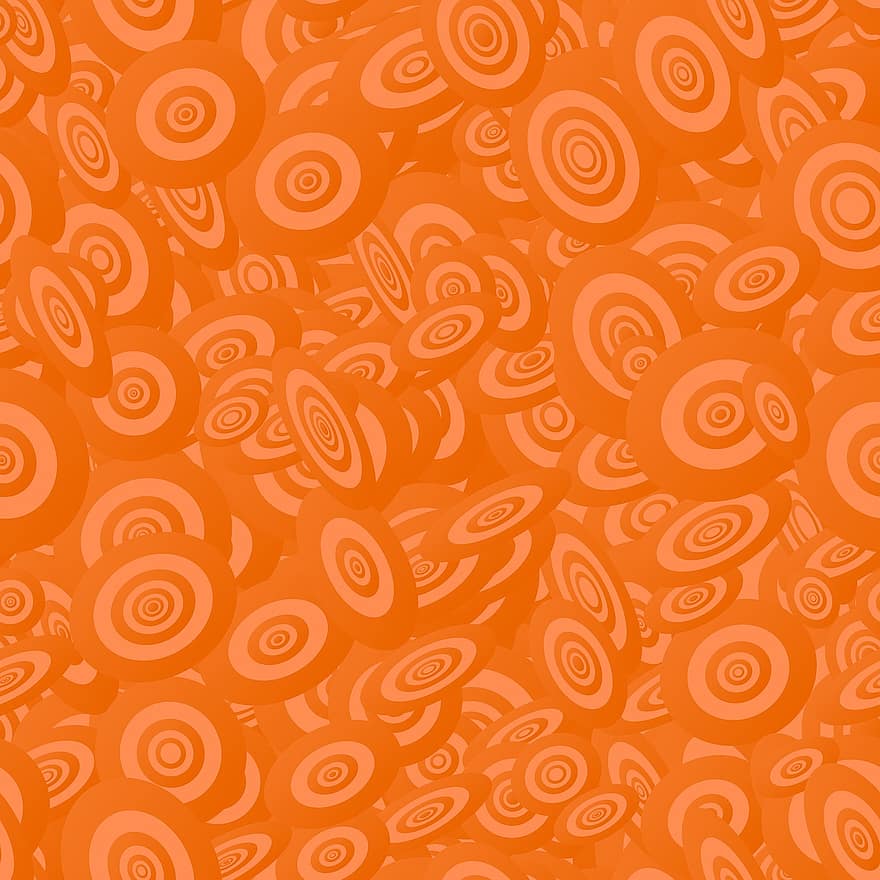 laranja, elipse, papel de parede, padronizar, desatado, recorrente, fundo, forma, geométrico, têxtil, fundo laranja