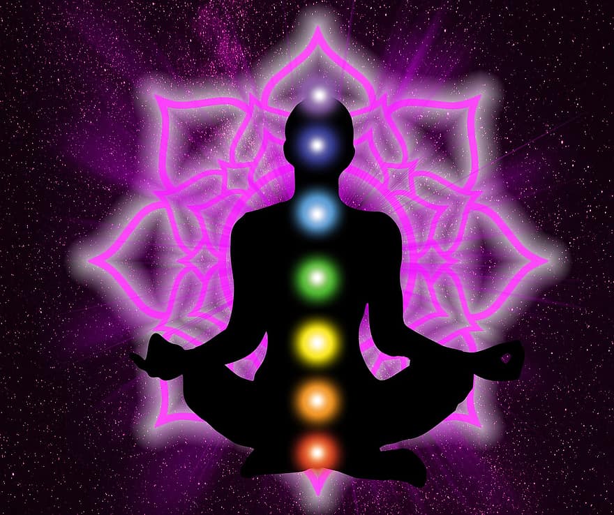 Meditation, Lotus, Blume, Chakren, Yoga, Heilung, meditieren, Lotussitz, Spiritualität, Buddhismus, Religion