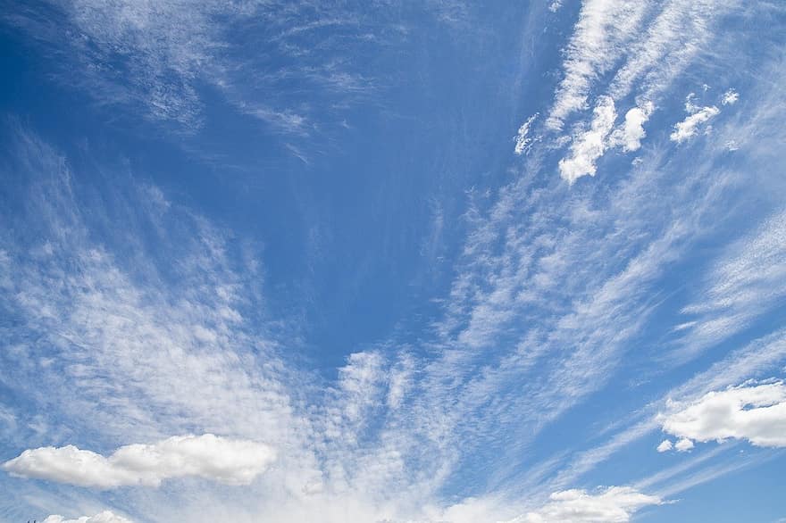 ciel, des nuages, cumulus, espace aérien, en plein air, fond d'écran, bleu, journée, Météo, nuage, été