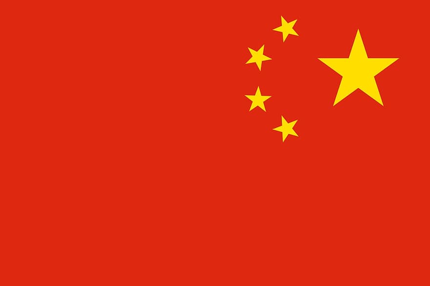 Ķīna, ķīniešu, karogs, valstī, Āzija, valsts, simbols, tauta, zīme, republika, pasaulē