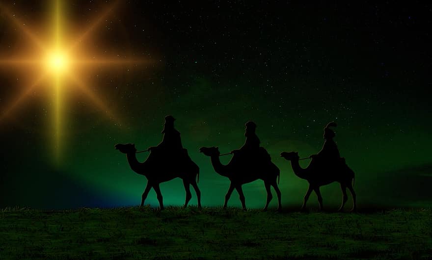 Коледа, царе, идване, трима царе, посолство, декември, подаръци, почивни дни, радост, Исус, камили