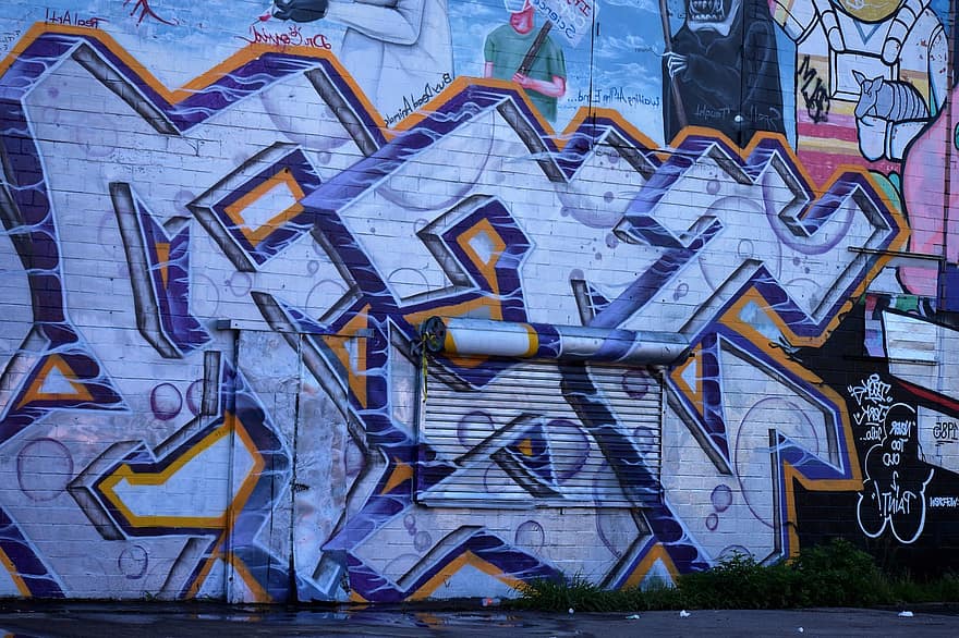 grafite, parede, arte de rua, obra de arte, mural, artístico, criativo, parede de graffiti, criatividade, fotografia de rua, urbano