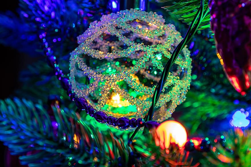 árbol de Navidad, vacaciones, temporada, ornamento, decoración, tema, festivo