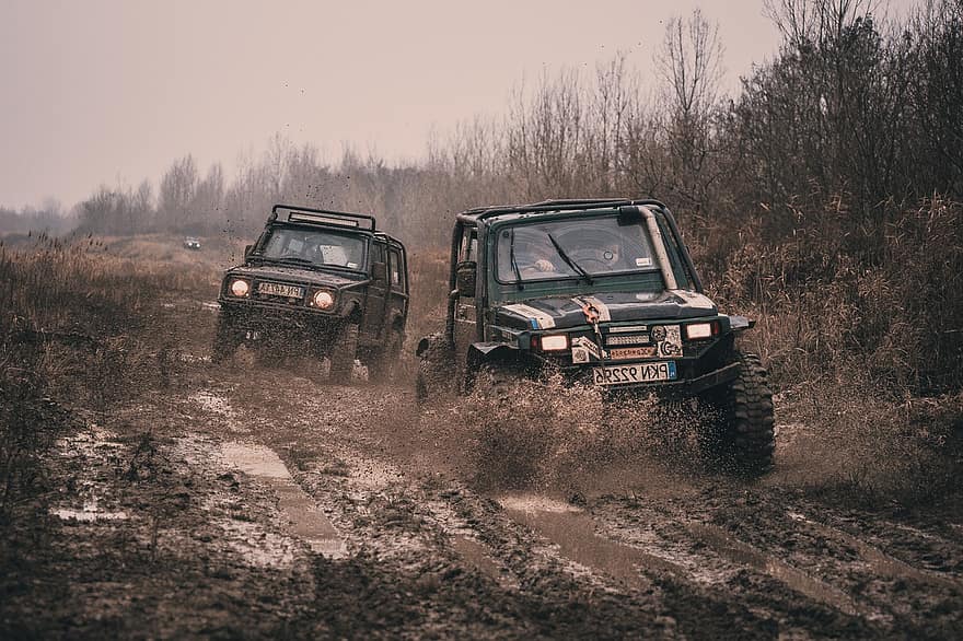 Offroad, Vehicle, Mud, 4x4, Four-wheel Drive, 4wd, Off-roading, Dirt, Adventure, Automotive, Car