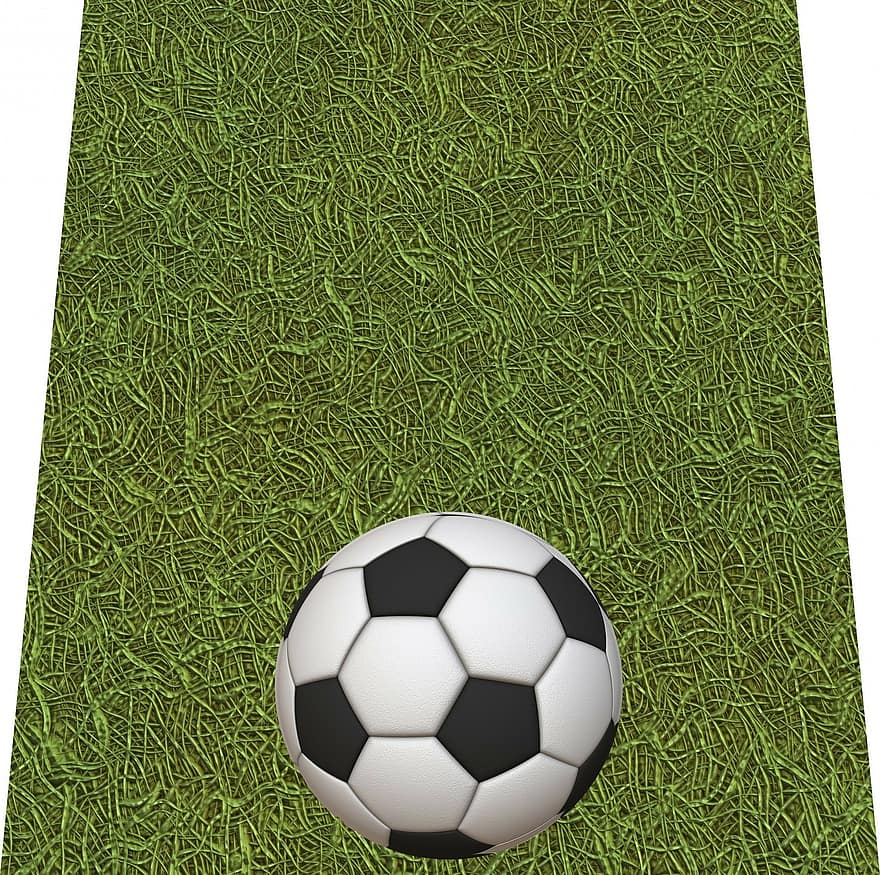 fotbal, míč, zelená, tráva, epické, perspektivní, Brazílie, turnaj, medaile, symbol, mistr