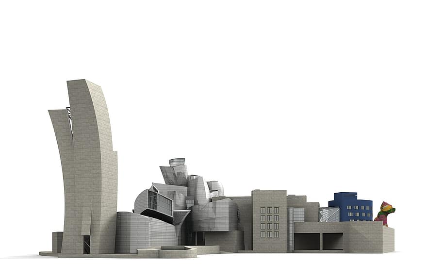 Guggenheim, musée, Bilbao, architecture, bâtiment, église, lieux d'intérêt, historiquement, touristes, attraction, point de repère