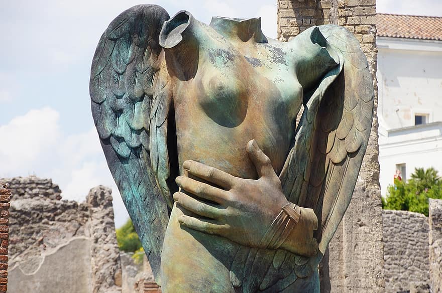 Sculpture, Italy, Italian, Statue, Travel, Monument, Tourist, Pompeii, Europe