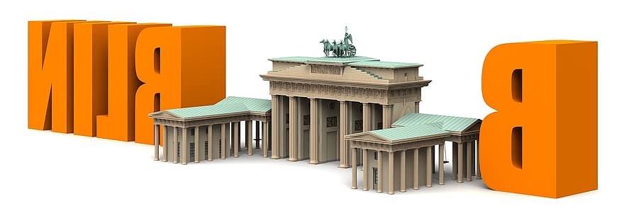 Brandeburgo, Gol, Berlina, edificio, lugares de interés, históricamente, turistas, atracción, punto de referencia, fachada, viaje