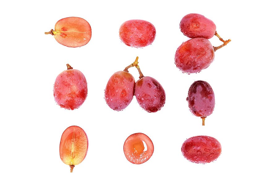 виноград, фрукты, фон, шаблон, производить, питание, органический, свежий, белый, гроздь, маленький