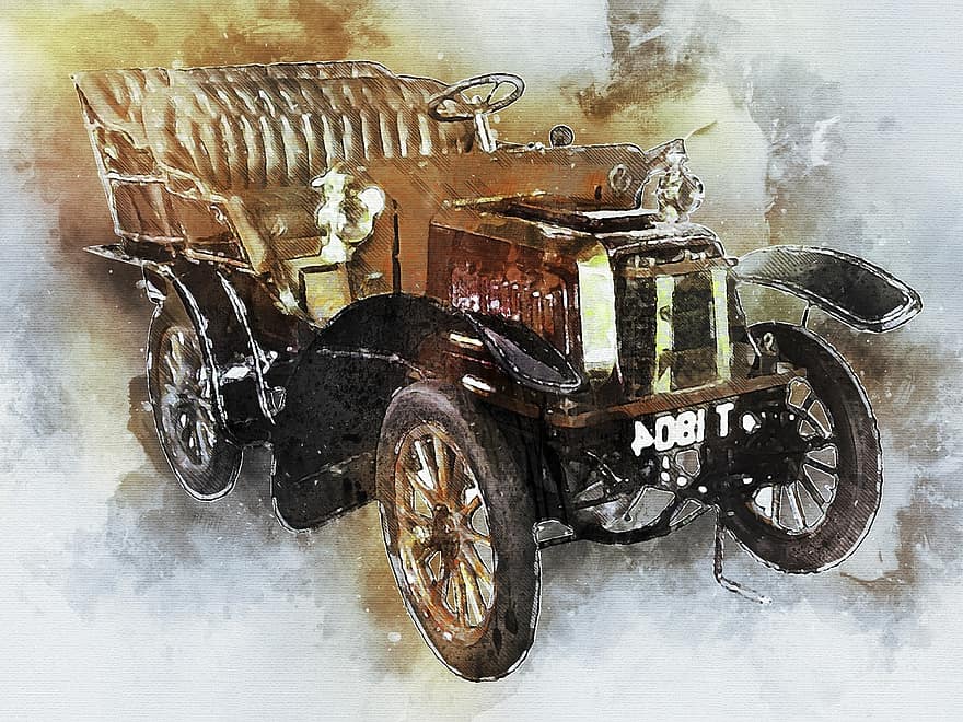 autó, brit autó, öreg autó, az 1904-es császár, régi-módi, ódivatu, chrysler, történelmileg, test, forgalom, jármű, klasszikus