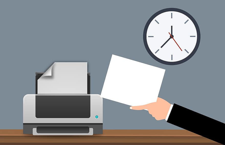 printer, dokument, maskine, teknologi, knap, laser, side, arbejdsplads, kontor, objekt, papir