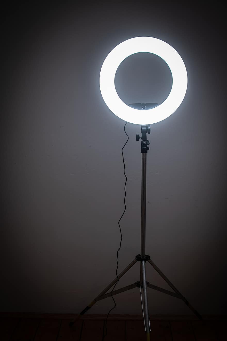 inel de lumină, ușoară, Studio fotografic, fotografie, echipament, lampă electrică, iluminat, echipamente de iluminat, reflector, etapă, spațiu de performanță