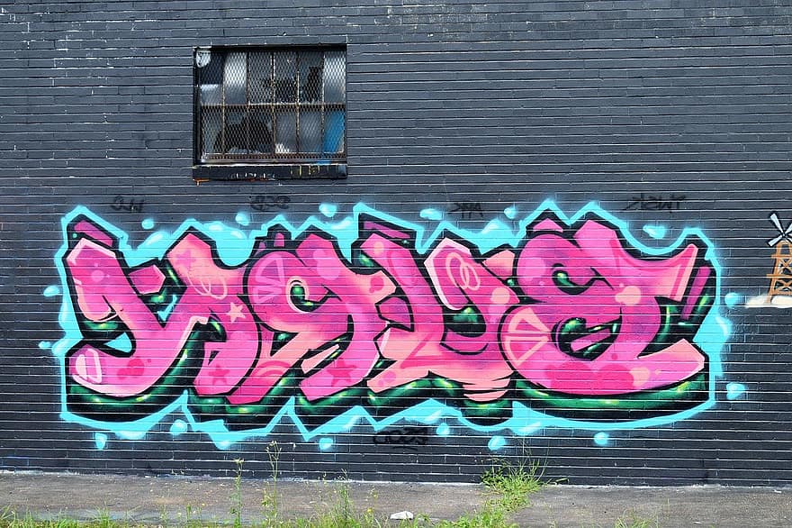 graffiti, vägg, konst, monument, hiphop, Street-side, urban, utomhus, fabrik, vägg målning, färgrik