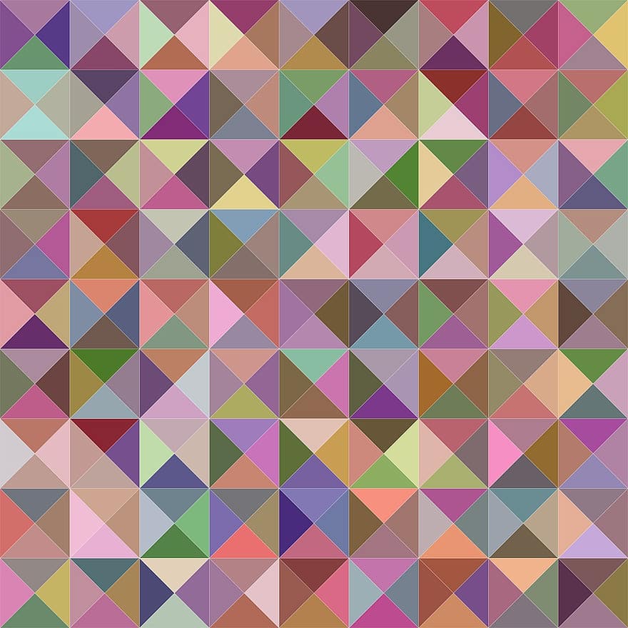 triangel, bakgrund, design, Färg, polygon, mosaik-, bricka, plattor, kaklade, vägg, mönster