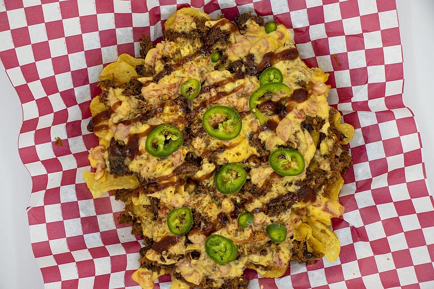 Nachos, Barbecue Nachos, Mexican, Mexican Food, Mexican Cuisine, Bbq Nachos, Dinner, Lunch, Appetizer, Meal, Savory