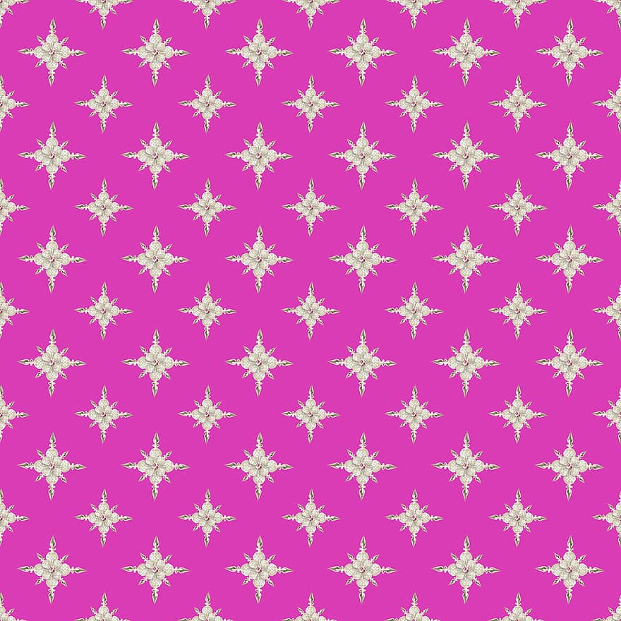 Star Pattern, Christmas Pattern, Digital Paper, Scrapbooking, Pink Background, Snowflake, Christmas, Holiday
