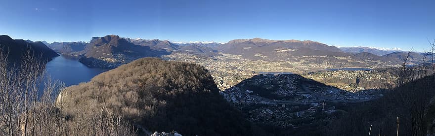 Spre San Salvatore, Spre Arbostora, alpine, Alpi, mers pe jos, cer, topuri, excursii, drumeții, munţi, natură