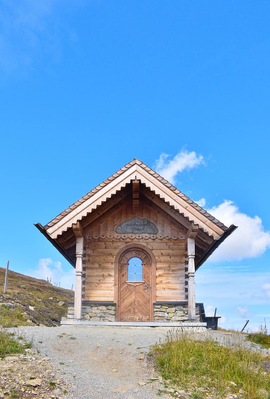 Chapel, Mountain, Wildkogel, Alps