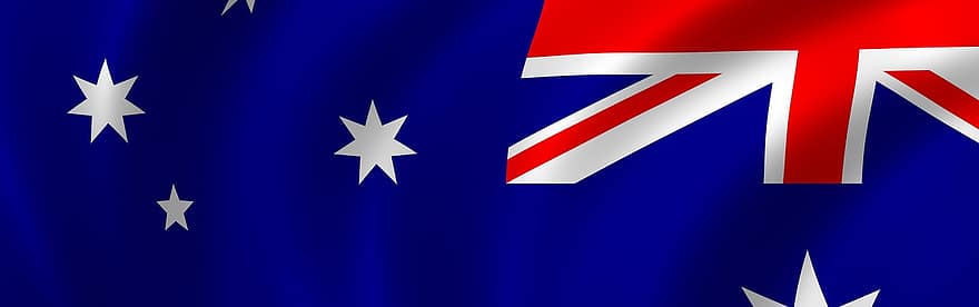 bandiera, intestazione, Australia