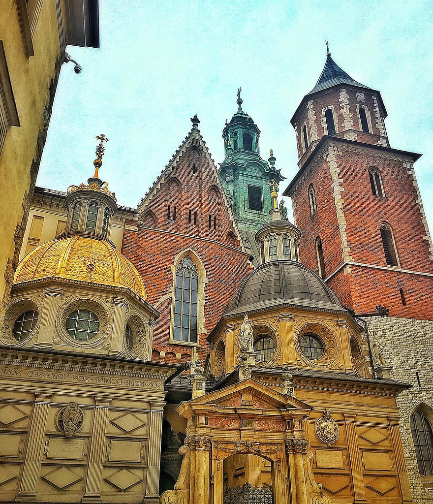 krakow, rakennukset, Puola, arkkitehtuuri, kristinusko, uskonto, kuuluisa paikka, viljelmät, historia, vanha, rakennuksen ulkoa