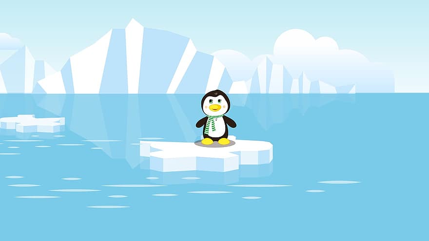 Nước đá, Nam Cực, chim cánh cụt, lạnh