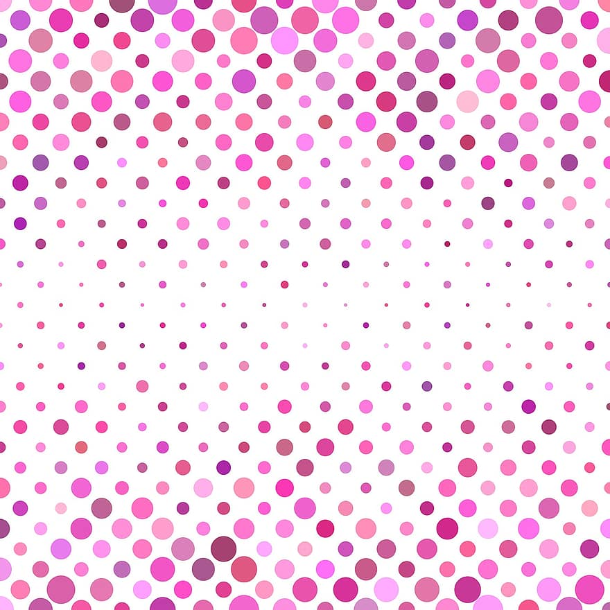 Circle, Dot, Pattern, Background, Pink, Geometrical, Dotted, Decoration, Design, Geometric, Repeating