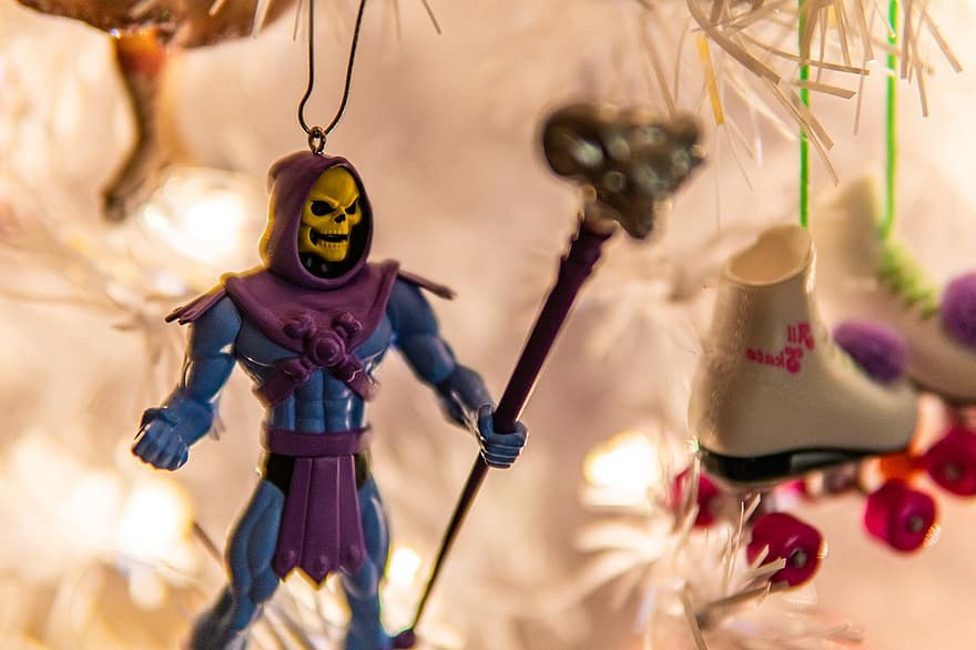 Skeletor, фигурка, Рождественская елка, игрушка, рождественские украшения, рождество, рождественский декор, украшения, украшение, оформление