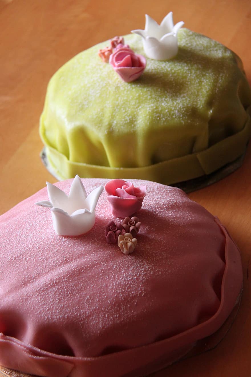 Marzipan Cake, Princess Cake, Pastry, Cake, Wedding, Sugar Rose, Princess Crown, Wedding Cake, Christening Cake, Princess, Marzipan Rose