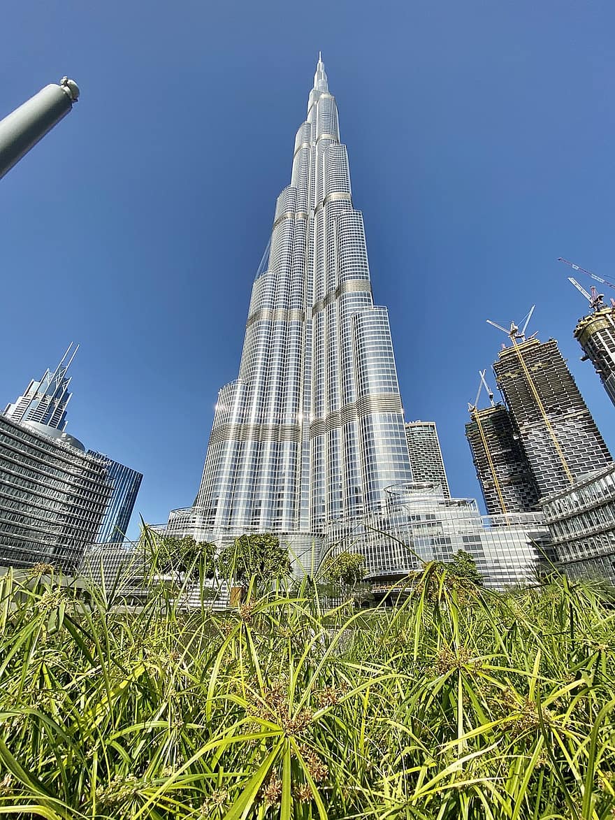 dubai, by, turisme, reise, Burj Khalifa, skyskraper
