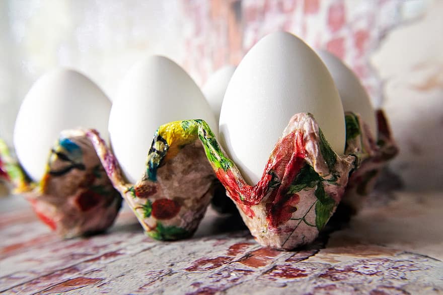 αυγά, Πάσχα, Πασχαλινά αυγά, πολύχρωμα, άνοιξη, κοτόπουλο, φαγητό, φωλιά, χαριτωμένος, διακόσμηση, αργία