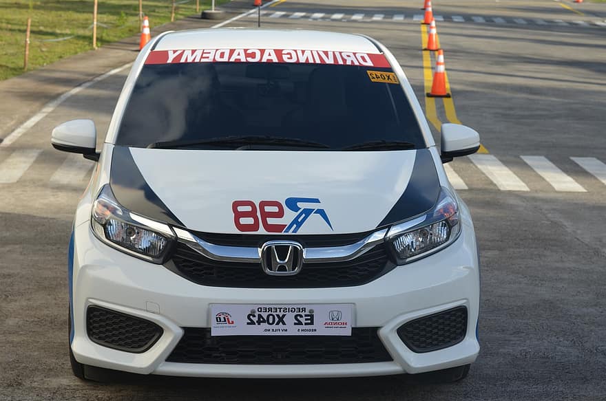 Driving School, Road Track, Driving Test, Test Track, Honda Brio, car, speed, transportation, land vehicle, competition, sports race